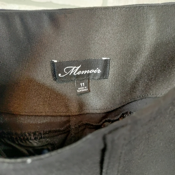Memior Womens Black Dress Pants NWT Size 11 - Picture 7 of 9